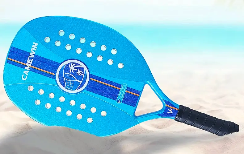 Raquete De Beach Tennis Tecnológica Fibra Carbon Profissional