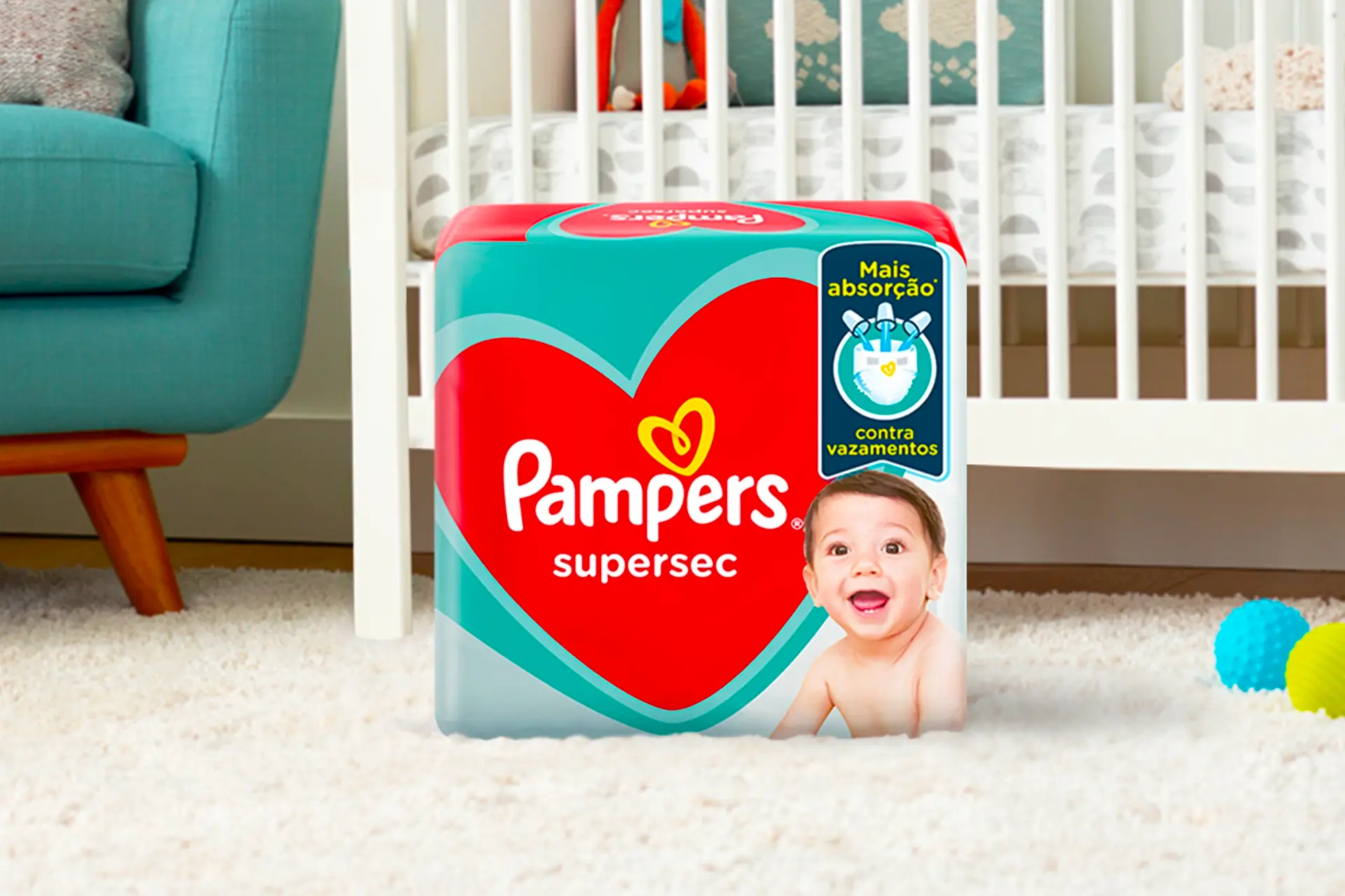 Fralda Pampers Supersec é boa