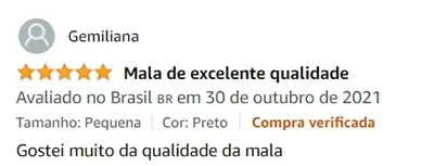 Mala de escelente qualidade