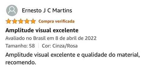 Amplitude visual do capacete