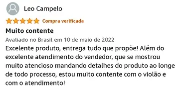 Depoimento do cliente sobre o Yamaha C40MII