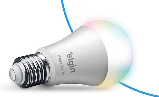 Lâmpada Inteligente Smart Color 10W Elgin RGB Wifi Compatível com Alexa e Google Home