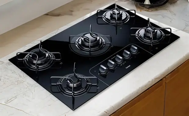 Cooktop 5 bocas Consul com controle fácil e acendimento automático - CD075AE BIVOLT 
