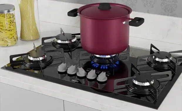 Cooktop Cook Chef 5, PHILCO, Preta, Grande 