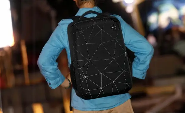 Mochila Essential 15.6", Anti-Furto e Resistente a Água, Dell, Preta