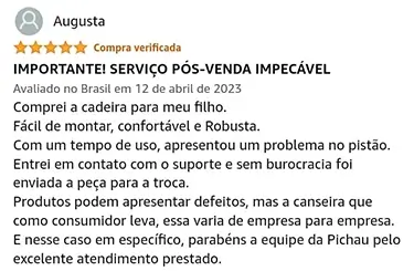 Suporte técnico e atendimento pós venda da Cadeira Gamer TGT Heron