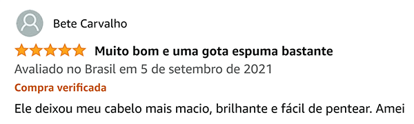 Depoimento maciez e hidratação