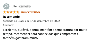 Design e boa durabilidade da Térmica Lumina