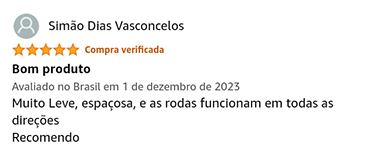 Depoimento sobre as rodinhas da Mala American Tourister