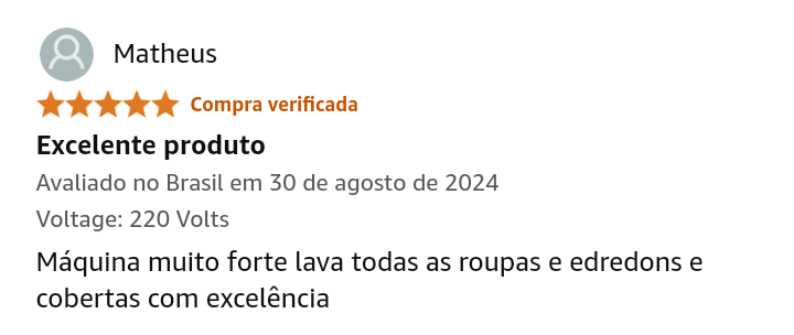 Capacidade do tanquinho Suggar